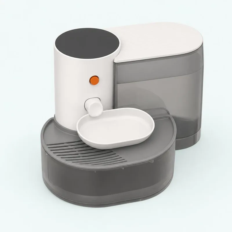 Fontaine à eau pour chat sur batterie, sans branchement